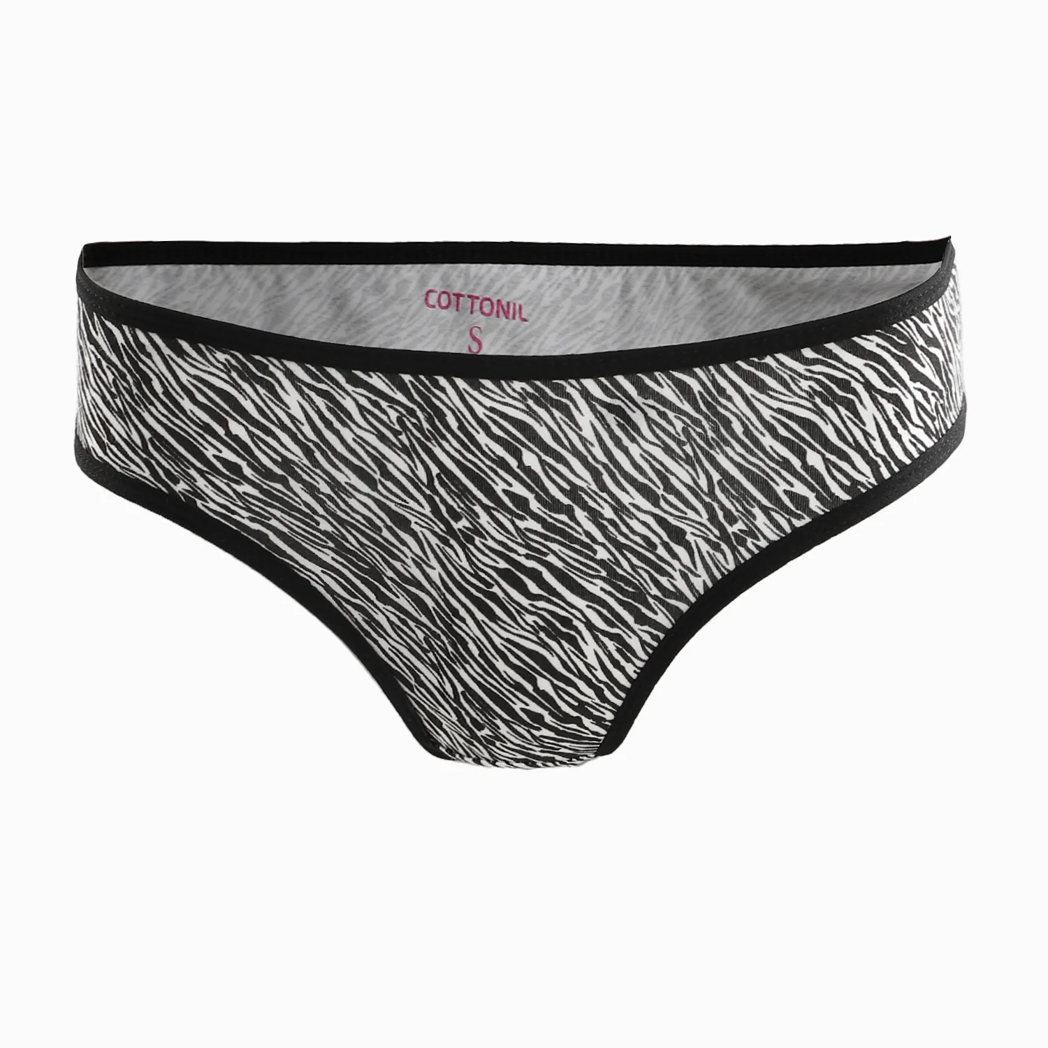 Pack Of 3 Cottonila Patterned Bikini - Multicolours - Image 4