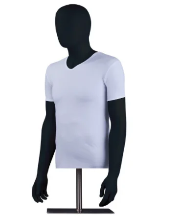 Half-sleeve combed V Neck undershirt-white (pack of 6)