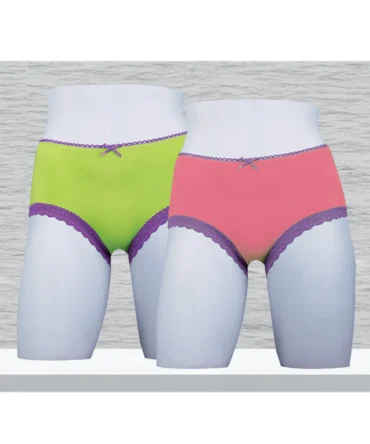 Pack Of 2- Vancy Plain lace Midi - Multicolours